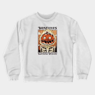 Bonfire Pumpkin Halloween Crewneck Sweatshirt